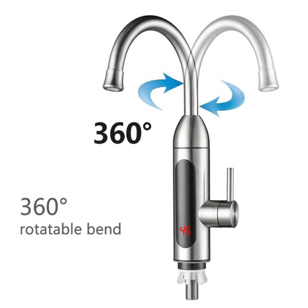 Fast Heating 304 Stainless Steel Electric Hot Water Heater Faucet