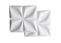 Painéis de parede 3D decorativos impermeáveis 19.7x19.7inch da prevenção de incêndios