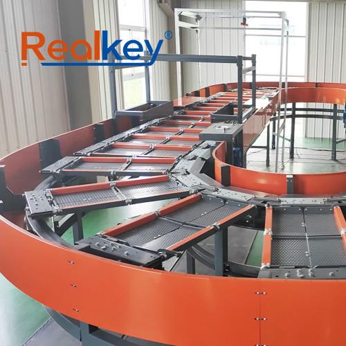 Energy Efficient Sorting System Warehouse Space Saving Small Package Sorting System