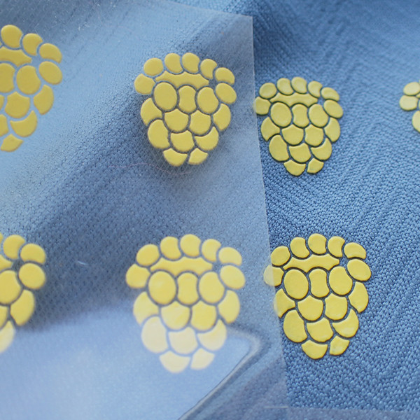 Сияющие 3D ярлыки передачи тепла силикона логотипа 0.7mm