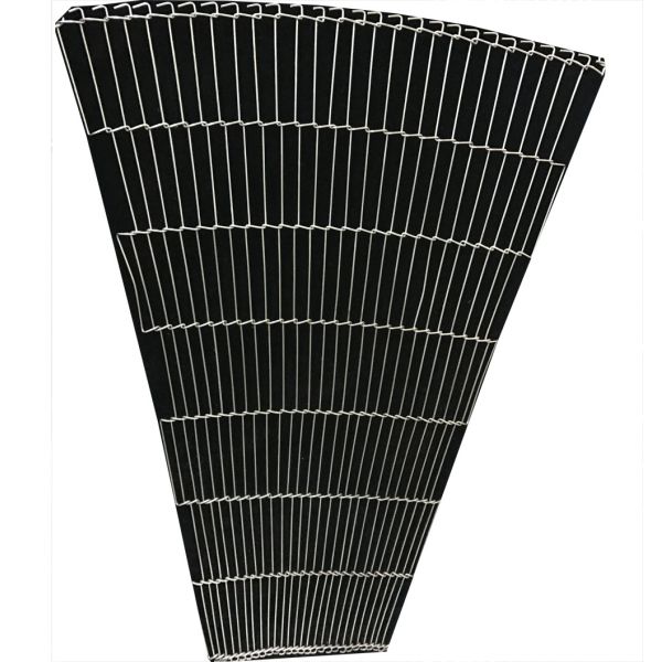 Curva de la banda transportadora de la malla de alambre de la flexión del plano de acero de carbono o tipo especial