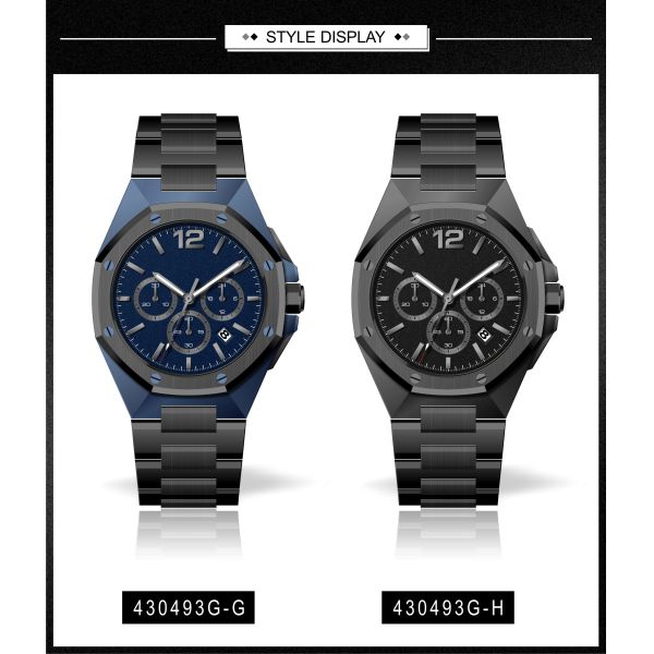 Rose Gold Quartz Battery Wristwatches 10Bar Waterproof JS25 Movt