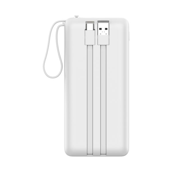 20000mAh Portable Power Bank 22.5W Digital Display USB Input 3 Cables