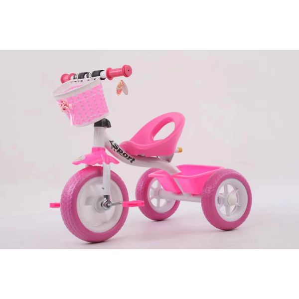 Light And Music In Front Junior Pedal Trike Cruiser , Children's 3 Wheel Bikes