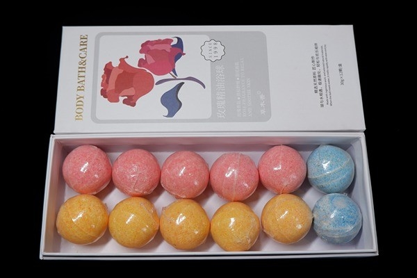 Rose Essential Oil Bath Salt Ball Pure Natural Plant Extraction Bubble Bath Ball