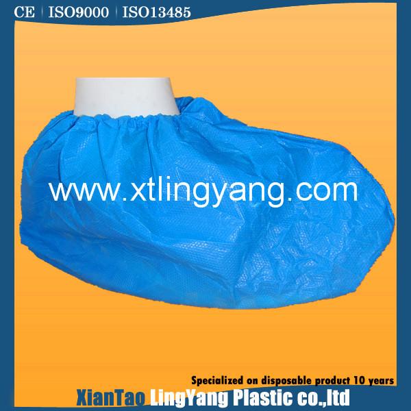 Yellow / Blue Disposable Boot Covers / Surgical Boot Covers Anti Dust Lightweight