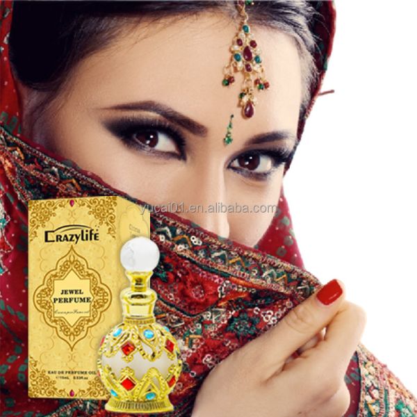 15ml Crown Glamour Arab Middle East Dubai Women's Essential Oil Perfume Dropper Bottle