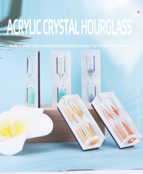 Transparent 2 Minute Hour Glass Timer , Childrens Sand Timer Hourglass