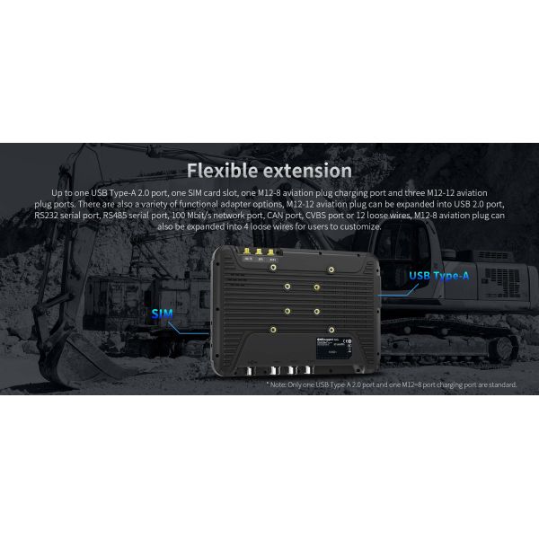 PC portátil Android 12 ONERugged V80T com processador Octa-Core NFC e 1000nit Display