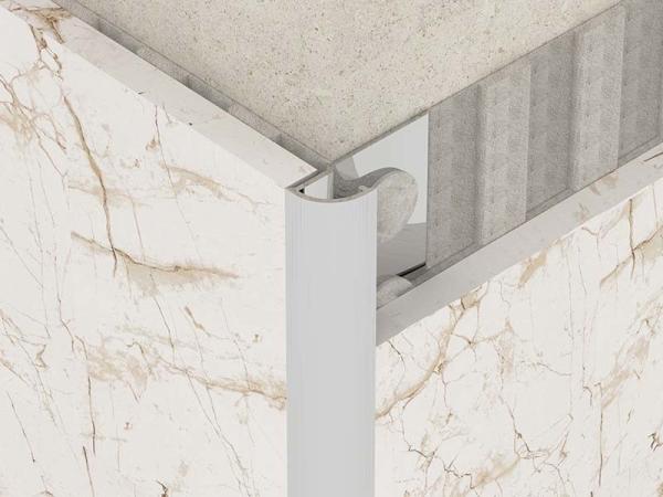 Brushed 2.0mm Stainless Steel Tile Trim Strip For Round Custom