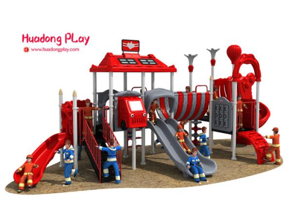 LLDPE Material Outdoor Play Equipment New Mordern Design Light Weight