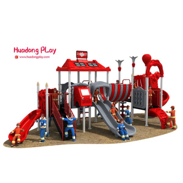 LLDPE Material Outdoor Play Equipment New Mordern Design Light Weight
