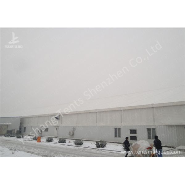 Snow Load Temporary Industrial Warehouse Tent With Functional Container