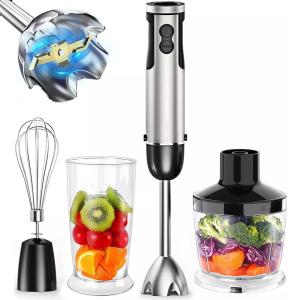800 Watt 5 In 1 Immersion Hand Blender 12 Speed Turbo Mode