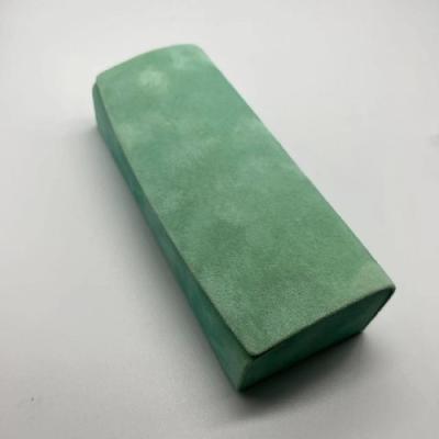 Cuboïde vert multicolore de poids léger de l'affaire 17CM de monocle en métal d'aileron de bouton d'aimant
