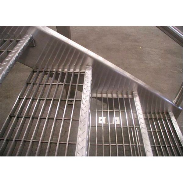 3.0mm Galvanized Steel Walkway Grating Platform Trench / Drain Cover