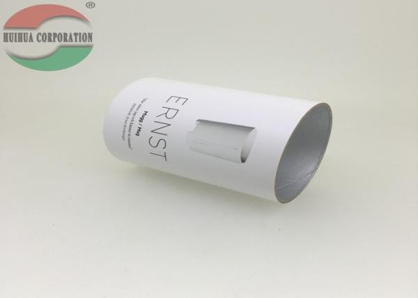 Recipientes de papel do cilindro/cartucho branco para o empacotamento da garrafa de vidro