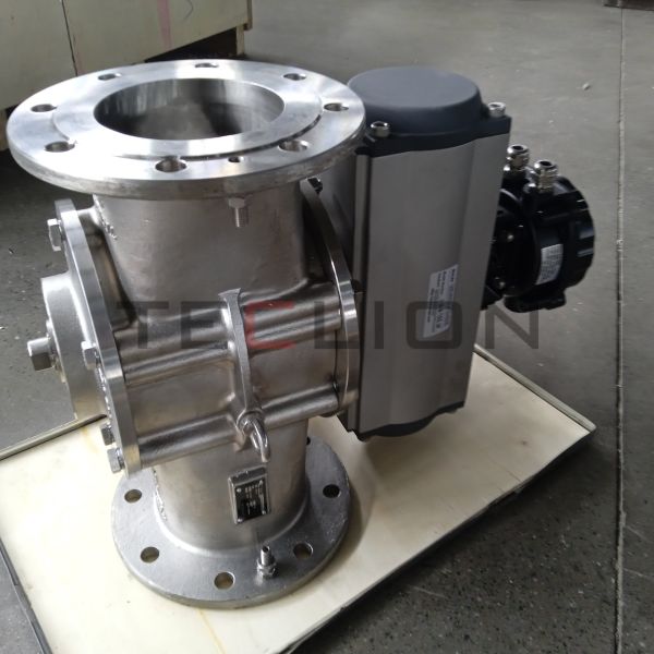 Conventional Configuration Standard Stainless Steel Pneumatic Diverter Valve