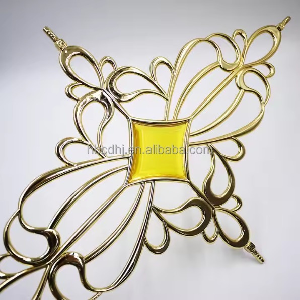 Modern Gold Finish Georgian Bar Flower Decorative Door Window Ornamental Hardware