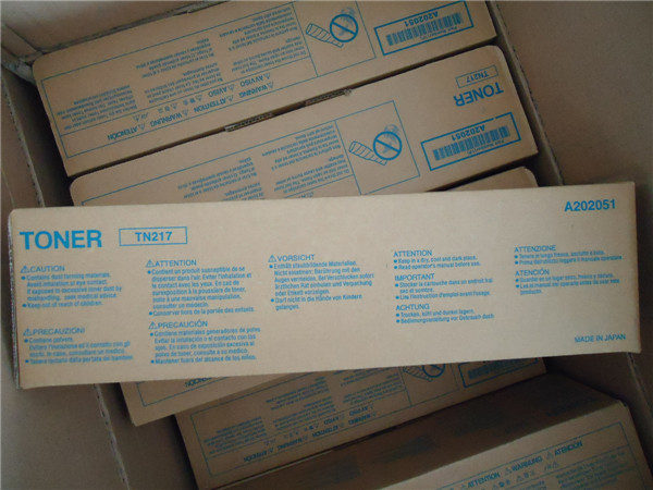 Black Konica Minolta toner TN117 Compatible Bizhub 164 / 184 Copier 2 pack