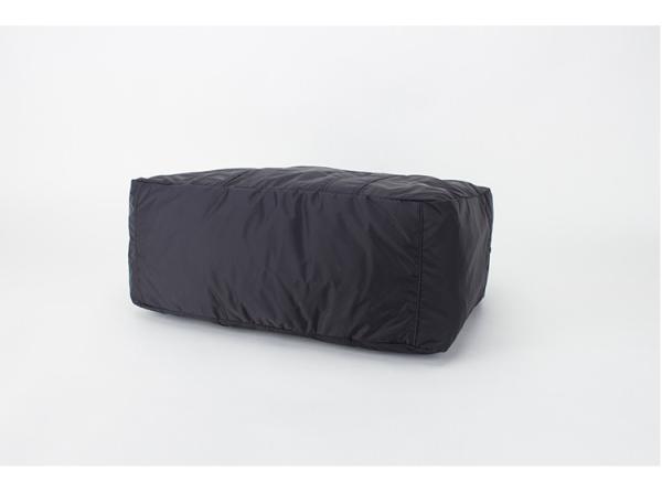 Black Portable Foldable Travel Bag Large Volume Thermal Transfer Printing