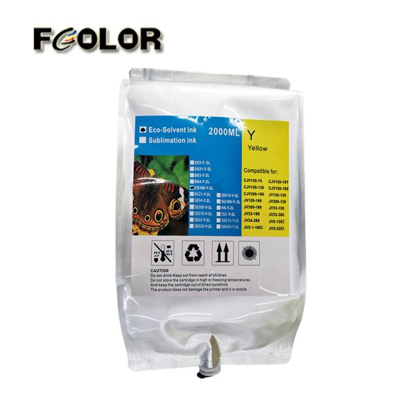 Brilliant Color 2L BS3 Eco Solvent Ink Bag for Mimaki JV300 JV150 CJV300 CJV150