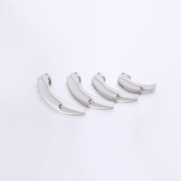Curved Anesthesia Laryngoscope with LED Light and Durable Stainless Steel Blade for Intubation