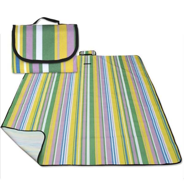 Camping Picnic Mat, Beach Blanket 78''×81'' 4-7 Adults Oversized Lightweight Waterproof Sandproof Large Picnic Mat