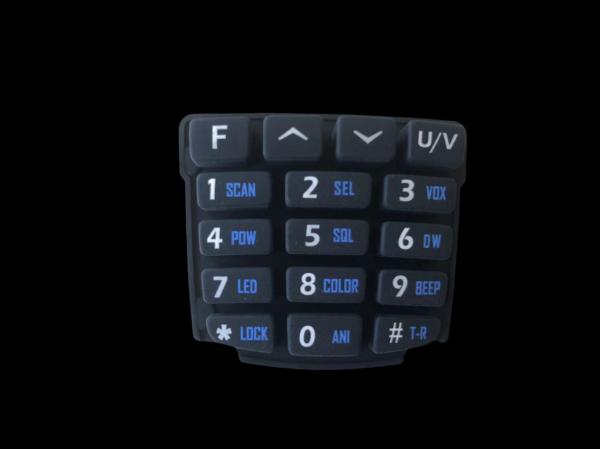 Custom Silicone Rubber Keypad for Intercom Systems