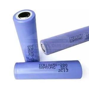 Flat Top 18650 Battery Cell ICR18650 3.7 V Li Ion Battery 2800mah