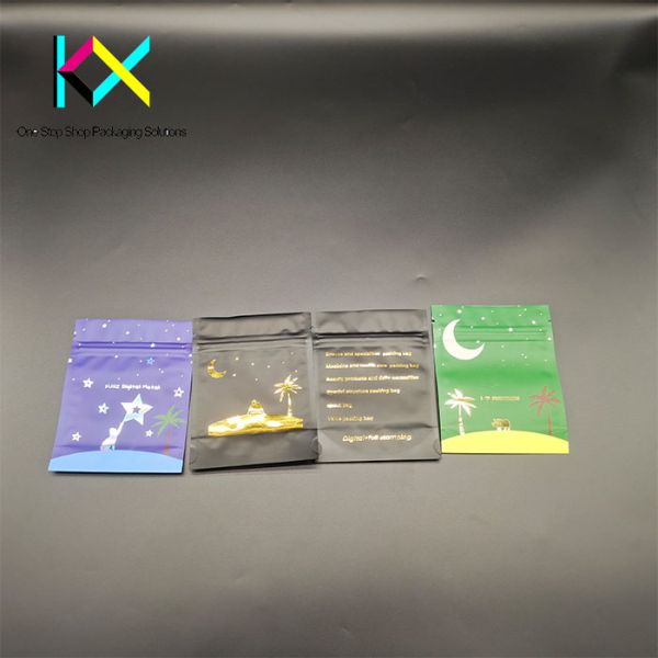 Hot Stamping Custom Food Packaging Bags Moisture Proof Aluminium Foil Standing Pouch