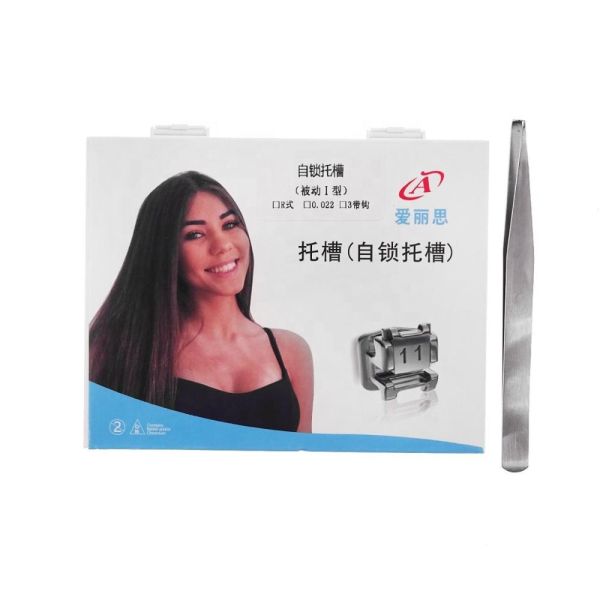 Edgewise Self Ligating Metal Bracket Braces For Orthodontics Treatment Medical Stainless Steel