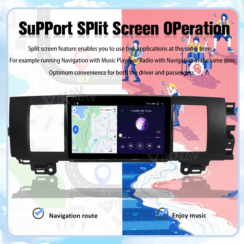 Держите первоначальный автомобиль действует блок андроида главный для ягуара XJ 2007-2014 с CarPlay