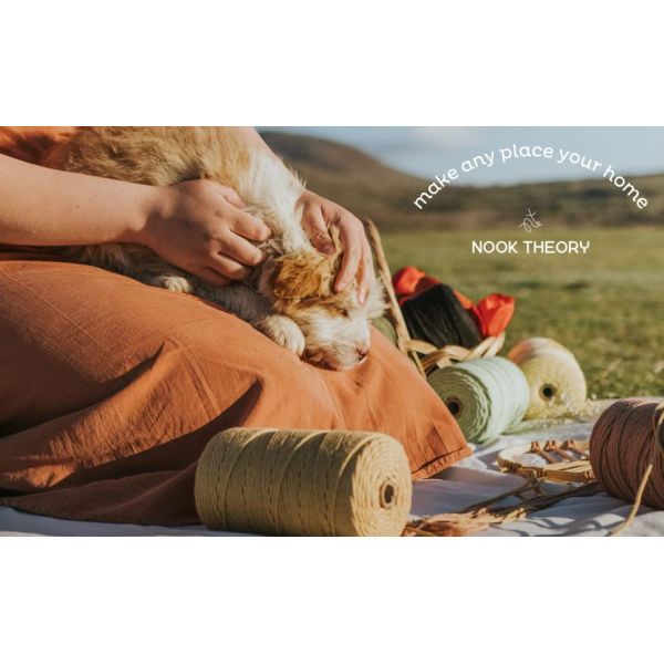 5 mm Macrame Cordón de cuerda de algodón 3 hebras torcidas para longitud 0-10000m especificaciones