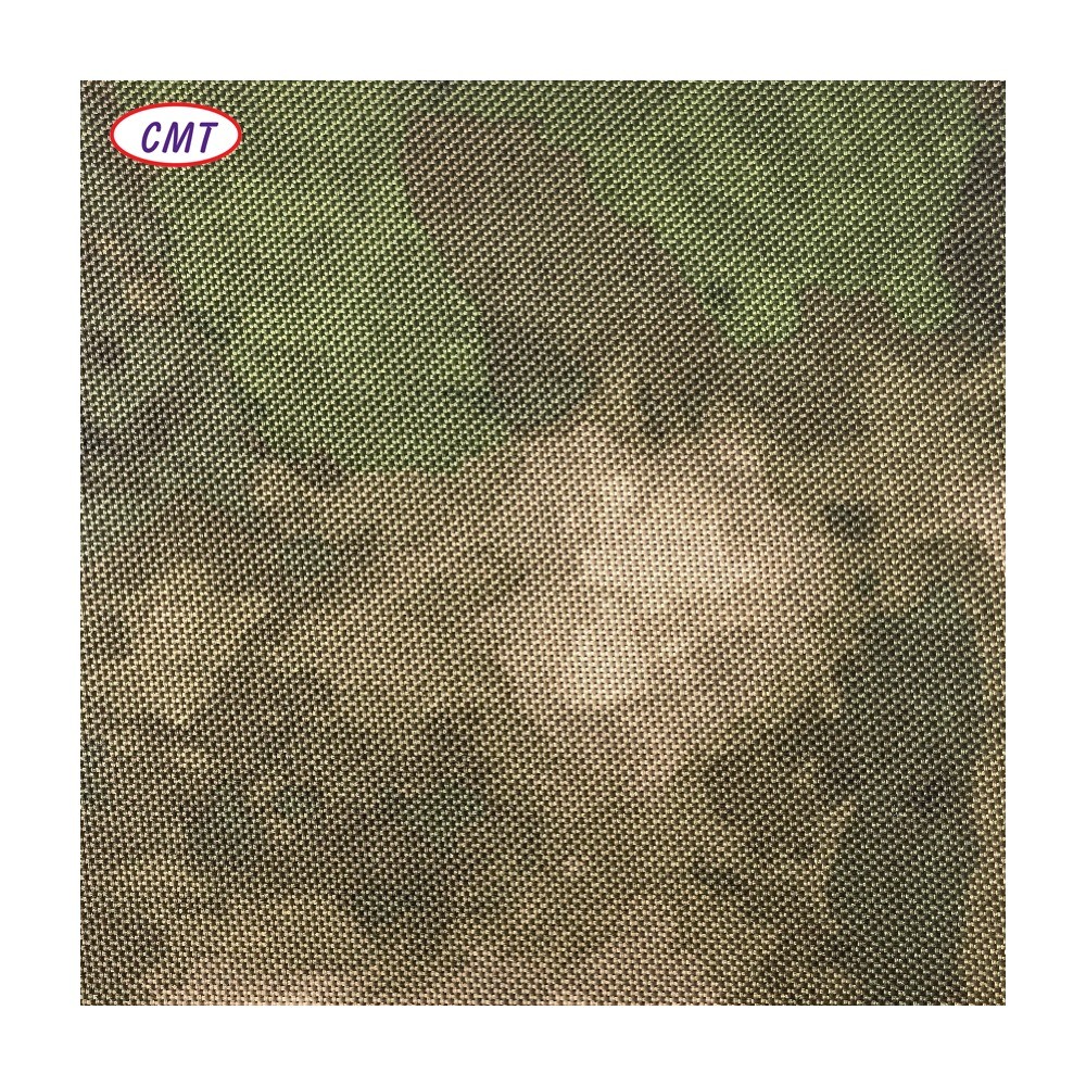 Customized Waterproof Camouflage Print 600D Polyester Oxford PVC Coating Fabric for Bag