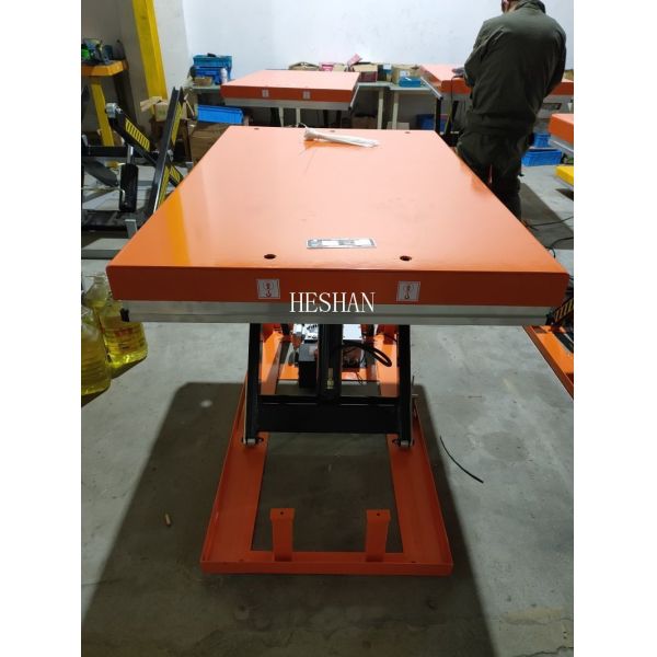 Custom 2 Ton Scissor Lift Table Warehouse Industrial Hydraulic Work Platform Lift