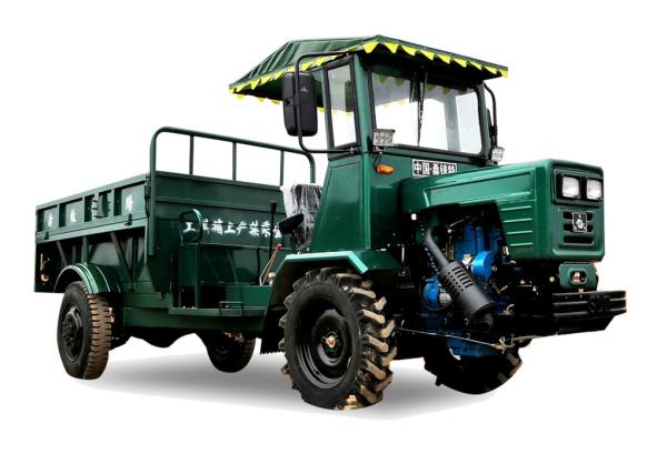18HP Articulated Tipper Truck , Mini Wheeler Dump Truck 1300kg Weight