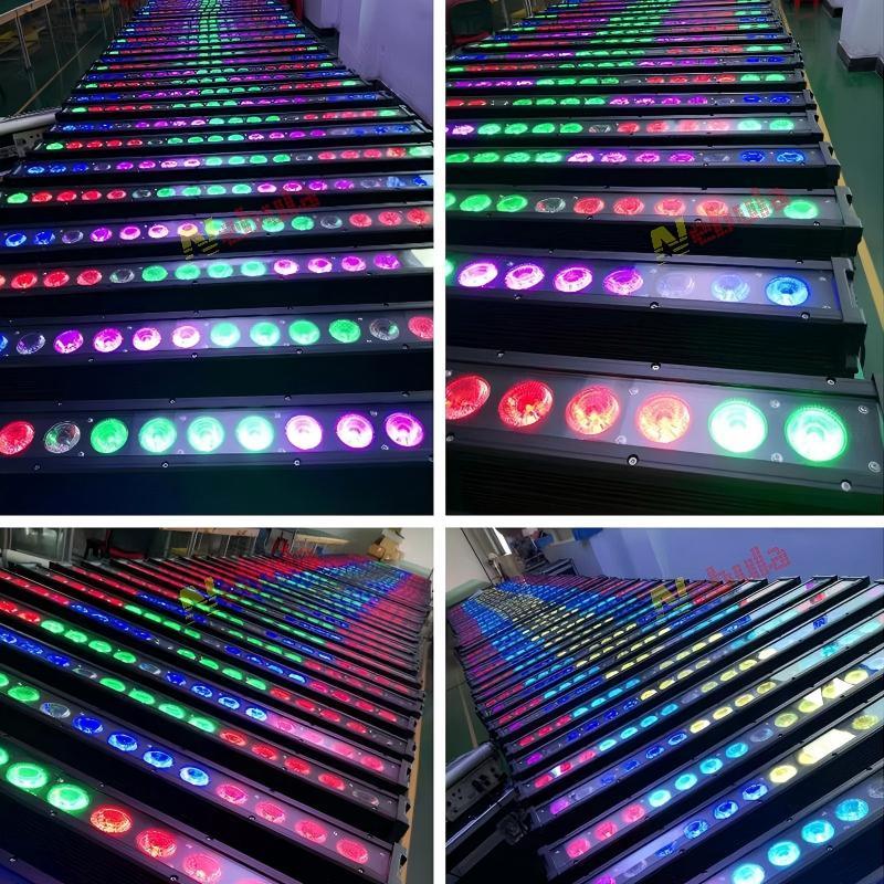 18x10W RGBW LED Wall Washer Light 4 in 1 Outdoor DMX Lighting