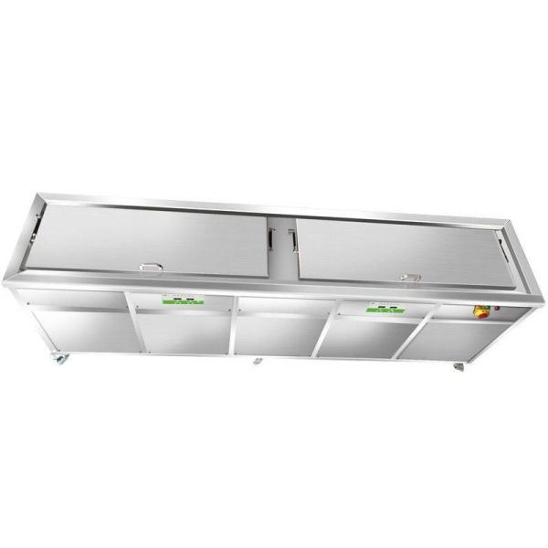 Multi Tanks Ultrasonic Pcb Cleaner Frequency 28 / 40khz For Electronic Industry