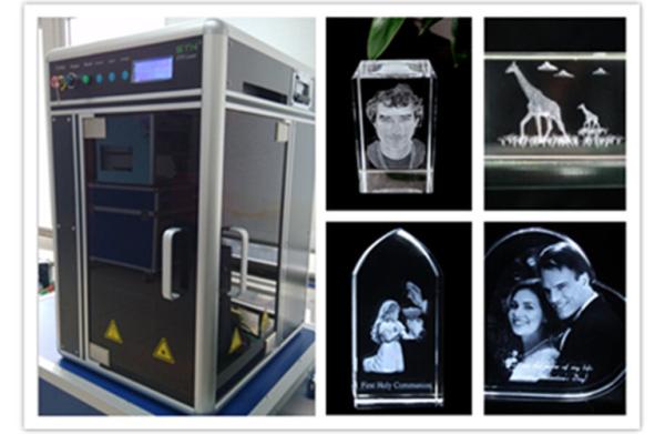 110KG Glass Laser Engraving Machine , Personalised 3G Glass Block Engraver
