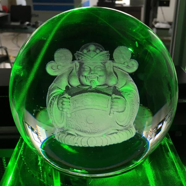 Single Phase 3D Laser Engraving Machine for 200mm Max Diameter Crystal Balls
