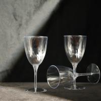 FDA Certificado PS copos de plástico cálice com logotipo personalizado para champanhe e vinho