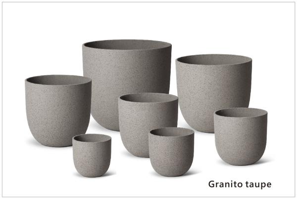 Wholesale Fiber Clay Flower Pots For Indoor Outdoor Decoration Reinforce Clay Plant Box