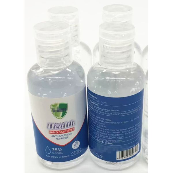 Private Label Antiseptic 60ml Disinfected Hand Wash Gel