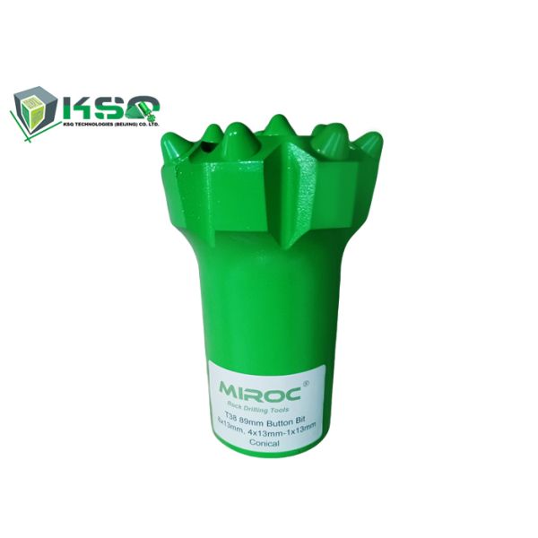T38 Threaded Hard Rock Bench Drilling Button Bit for Mining