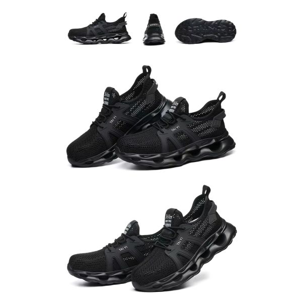 Plastic Toe Anti-Smashing Men's Electrical Safety Shoes With EVA Sole And Kevlar Anti-Stab 6kv Insulated