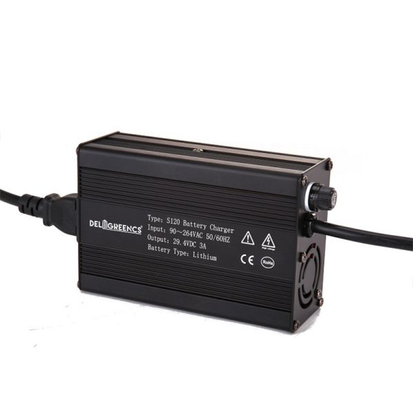 84V 10A Electric Motorcycle Battery Charger with Aluminum Shell and Over Temperature Protection for Lifepo4 Batteries