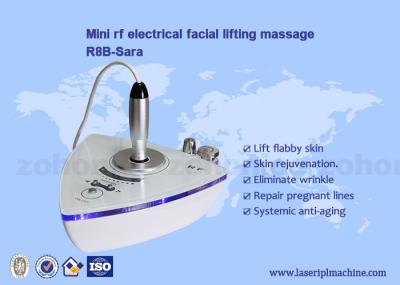 Equipamento da beleza do Rf da remoção do enrugamento mini para a pele Tinghtening com sistema vascular