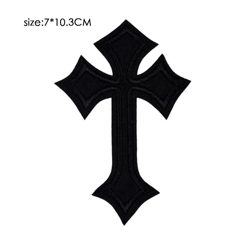 Colorful Custom Fabric Personalized Patch Cross Creative Band-Aid Pattern Embroidered Felt Cloth Cross Patch