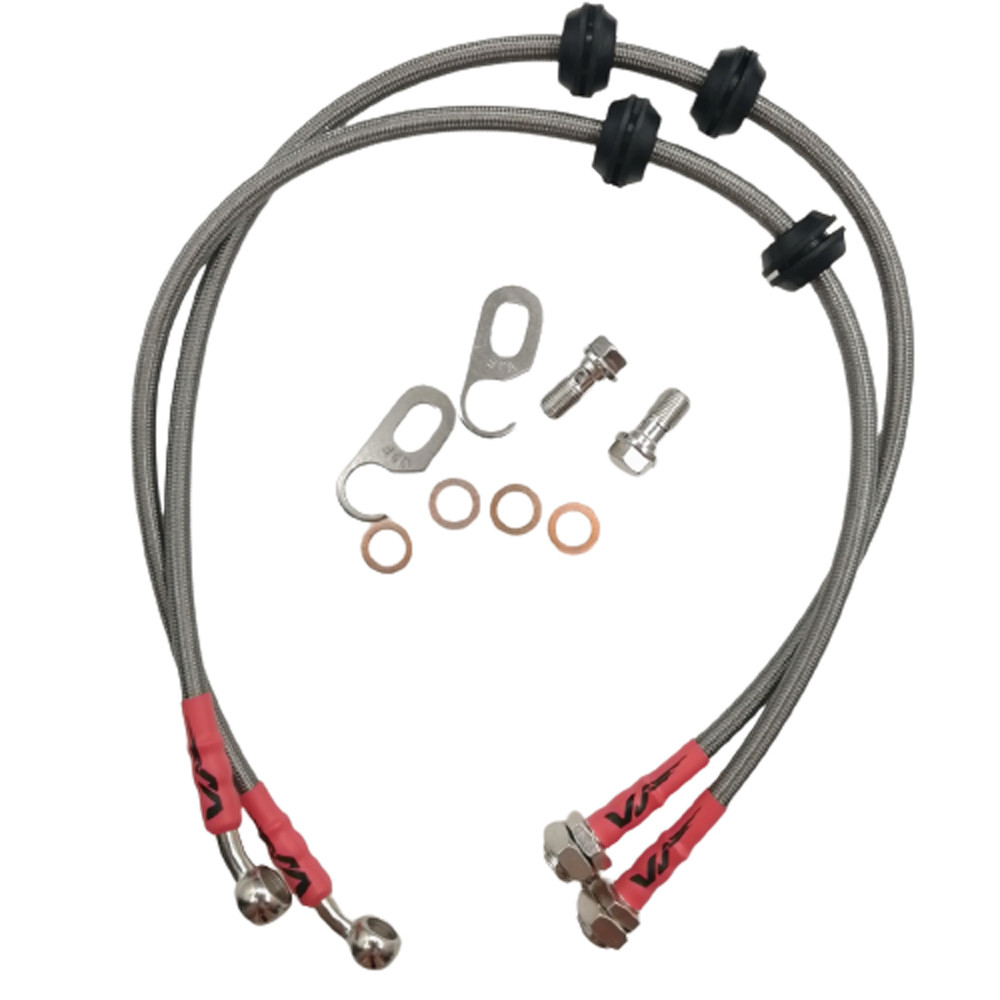 Линия тормоза выпуклого сопла гибкая стальная заплетенная для поставлять рабочей жидкости для гидравлического тормоза